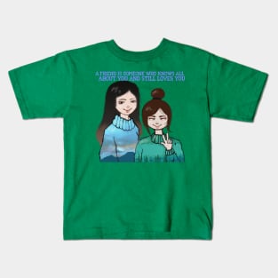 girlfriends Kids T-Shirt